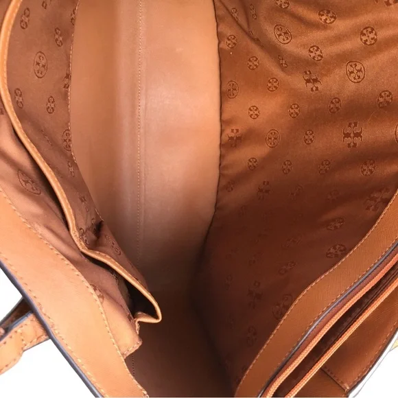 Tory Burch Cardamom Extra Large Zippered Tote Excellent Condition HP - Picture 15 of 17